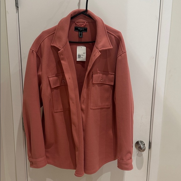 Forever 21 Other - Forever 21 Pink Shirt Jacket